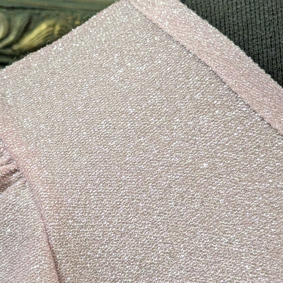 Vintage Pulse Sparkle Glitzy Party Pink Top Size Women's Small - Picture 6 of 6